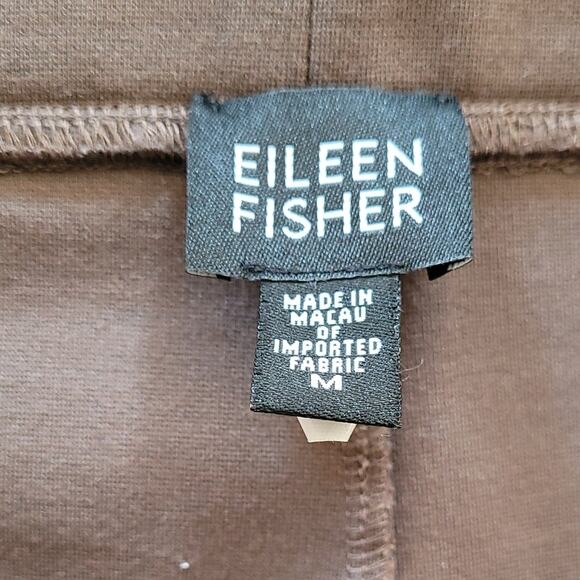 Eileen Fisher Light Brown Women's Pull On Pants Size Medium Minimalist Stretch - Picture 6 of 9
